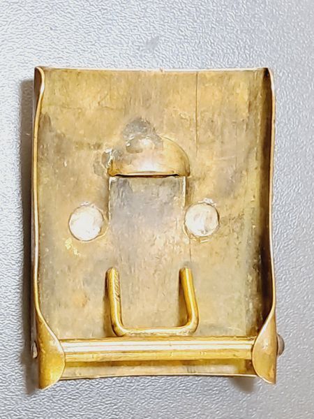 Brass SA / NSKK Belt Buckle &ndash; Two-Piece Construction &ndash; Applied Roundel