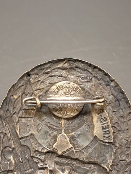 SA/NSDAP Rally Badge &ndash; Markneukirchen 1933 &ndash; Wurster Gablonz