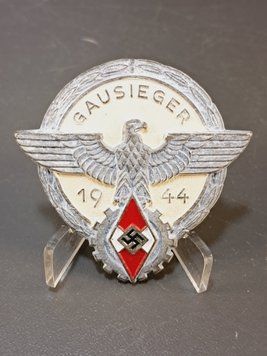 Odznaka Gausieger 1944 &ndash; Sygnowana G. Brehmer Markneukirchen &ndash; Krajowe Zawody Zawodowe HJ