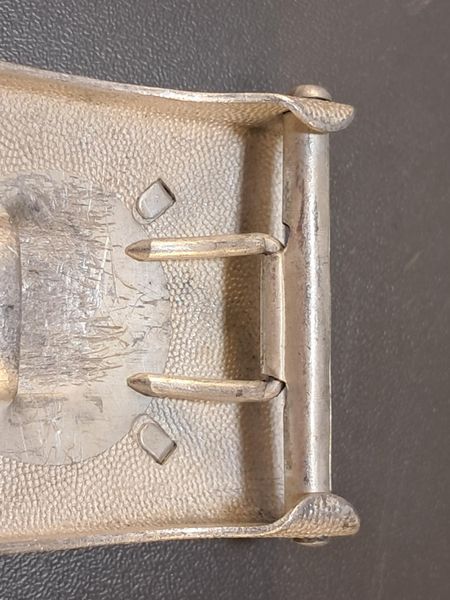 Original Wehrmacht Aluminum Parade Buckle &ndash; Gott Mit Uns