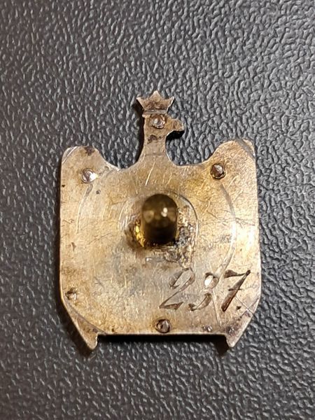 Редкая нумерованная миниатюра знака ZPIK II Речь Посполитая - С. Липчинский Варшава - № 237