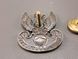 WW2 Polish Eagle Side Cap Badge &ndash; PSZnZ &ndash; British Made (Gaunt)