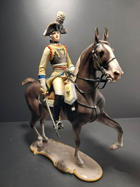 Oficer Kirasjer&oacute;w von Seydlitz &ndash; Porcelana Allach &ndash; Model #17 &ndash; Kolor
