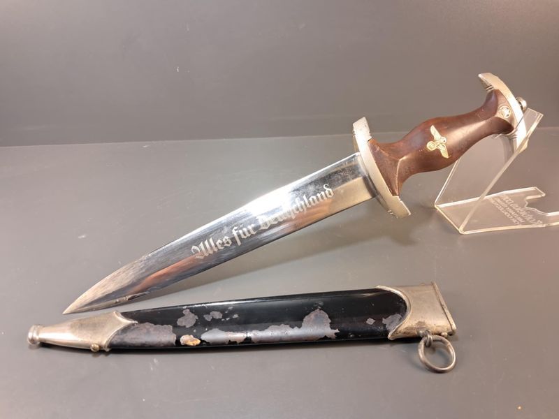 NSKK Service Dagger &ndash; Marked RZM M7/19 1938 &ndash; Ed. W&uuml;sthof