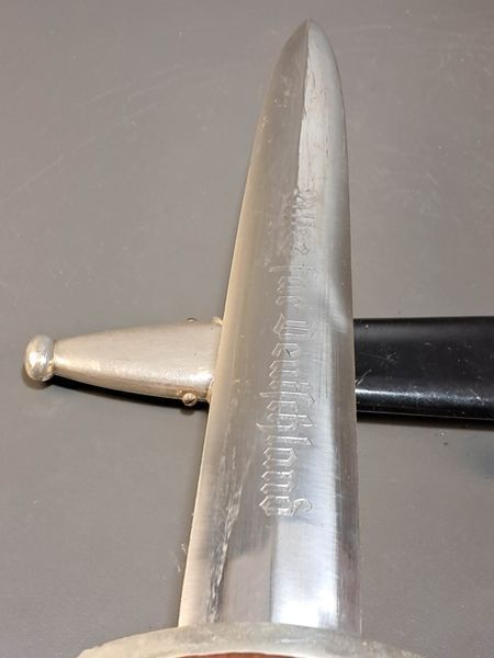 Кинжал НСКК обр. 1933 г. &mdash; Клеймо Th (Тюрингия) &mdash; Производитель: Gebr. B&ouml;hme Brotterode