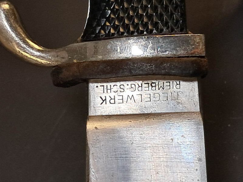 HJ Knife &ndash; Karl Tiegel Riemberg (Lower Silesia) &ndash; RZM M7/81