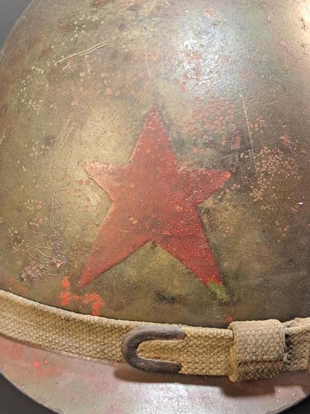 Soviet Ssh-39 Helmet &ndash; 1941 &ndash; Painted Star