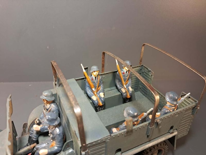 Грузовик Krupp Protze L2H143 (Kfz. 70) &mdash; Lineol &mdash; Экипаж из 6 солдат