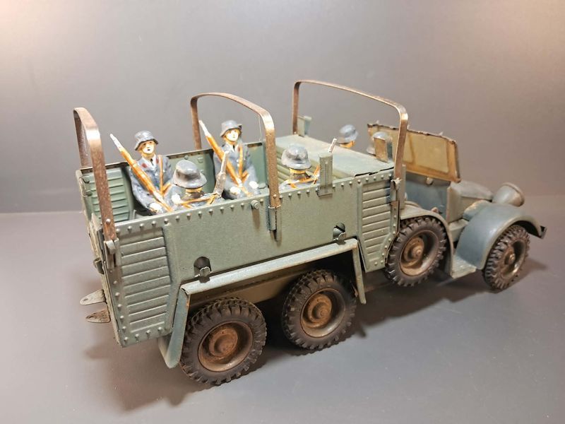 Грузовик Krupp Protze L2H143 (Kfz. 70) &mdash; Lineol &mdash; Экипаж из 6 солдат