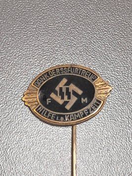 Почетный значок SS-FM &mdash; Поддерживающий член СС &mdash; Клеймо 225.831