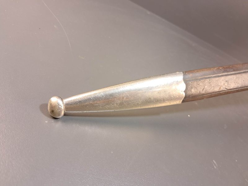 German police bayonet combat model, Weyersberg Kirschbaum & Cie Solingen, matching numbers
