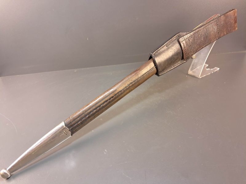 German police bayonet combat model, Weyersberg Kirschbaum & Cie Solingen, matching numbers