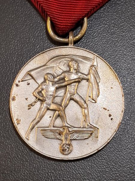 Commemorative Medal March 13, 1938 &ndash; Anschluss of Austria &ndash; Silvered
