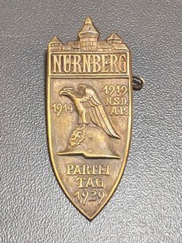 Nuremberg Party Day Badge 1929 &ndash; Hoffst&auml;tter Bonn &ndash; Ges. Gesch.