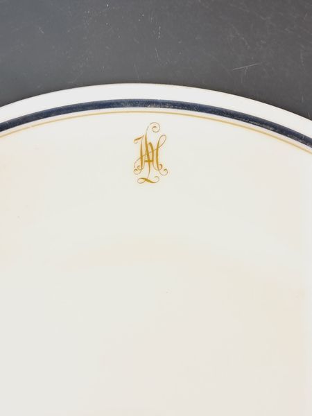 Duży Talerz Płaski Bauscher Weiden &ndash; Monogram LAH (Leibstandarte Adolf Hitler)