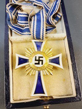 Złoty Krzyż Matki &ndash; Friedrich Linden L&uuml;denscheid &ndash; W oryginalnym etui