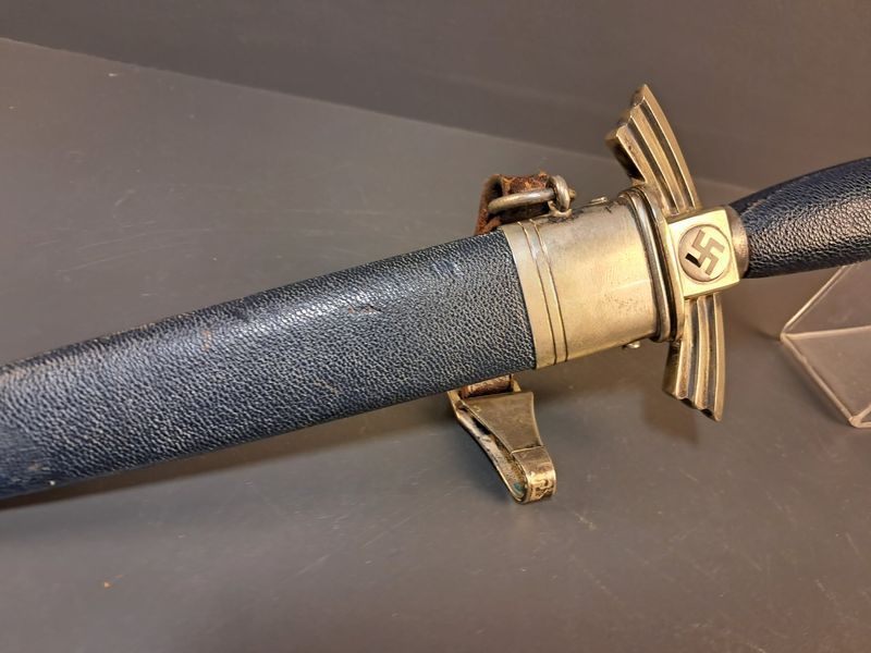 DLV/NSFK Flyer's Knife &ndash; SMF Solingen &ndash; Nickel Silver &ndash; Rich Patina