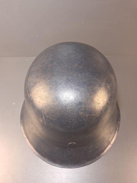 Rare German M42 Luftschutz Helmet &ndash; Stamped EF66 &ndash; Combat Variant