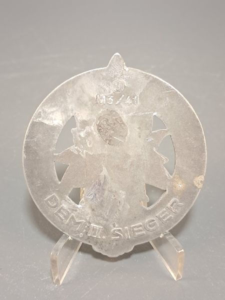 СЕРЕБРЯНЫЙ Знак победителя SA-Hochland 1939 &mdash; Dem II. Sieger &mdash; RZM M3/41