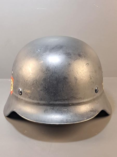 Police M40 Helmet &ndash; Marked ET66 &ndash; Double Decal Luftschutz Combat Shell