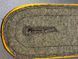 Pair of Waffen-SS NCO Shoulder Boards &ndash; Signals (Nachrichten) &ndash; Yellow Piping