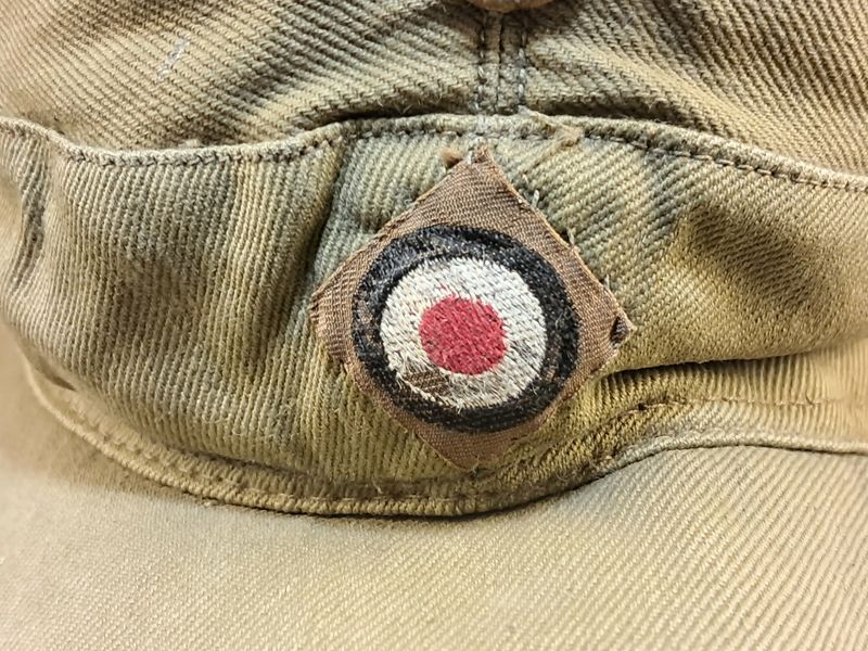 German M43 Tropical Cap &ndash; Wolber & Pfaff &ndash; Original Insignia