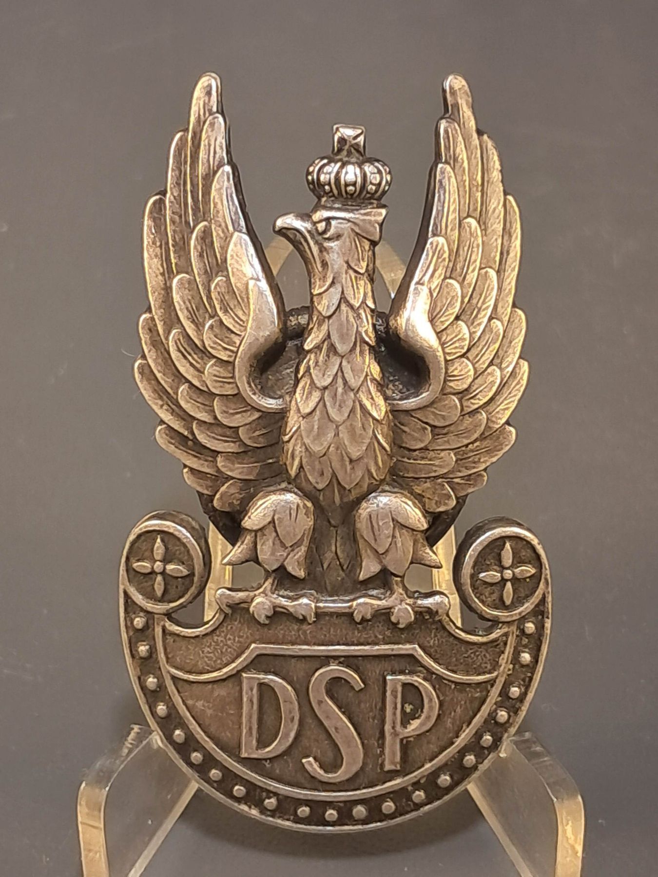 Rare 2nd Rifle Division Eagle Badge (2. DSP) – Switzerland 1940–1945