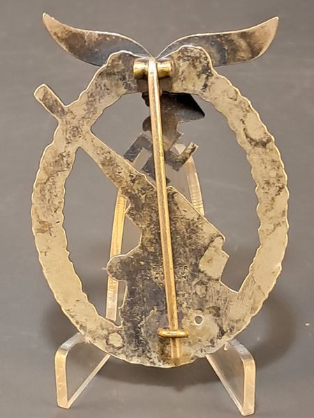 Luftwaffe Flak Battle Badge &ndash; Buntmetall (Tombac) &ndash; Brehmer Markneukirchen