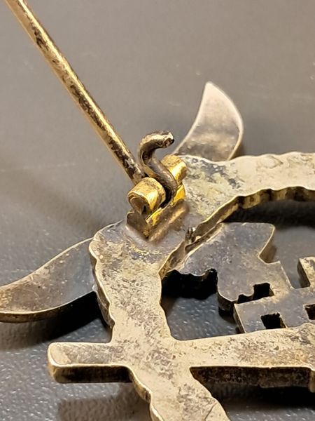 Luftwaffe Flak Battle Badge &ndash; Buntmetall (Tombac) &ndash; Brehmer Markneukirchen