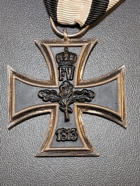 Rare 1914 Iron Cross 2nd Class &ndash; Non-Combatant Ribbon &ndash; Maker Marked