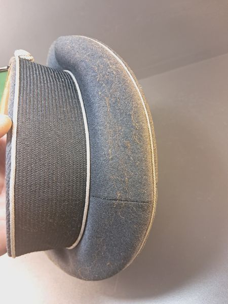 Офицерская фуражка Люфтваффе &ndash; Schirmm&uuml;tze &ndash; Erel Sonderklasse &bdquo;Stirnschutz&rdquo; &ndash; Johannes Heldt