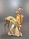 Porcelain Figurine "Leaping Gazelles" &ndash; Hutschenreuther &ndash; Designed by G. Granget