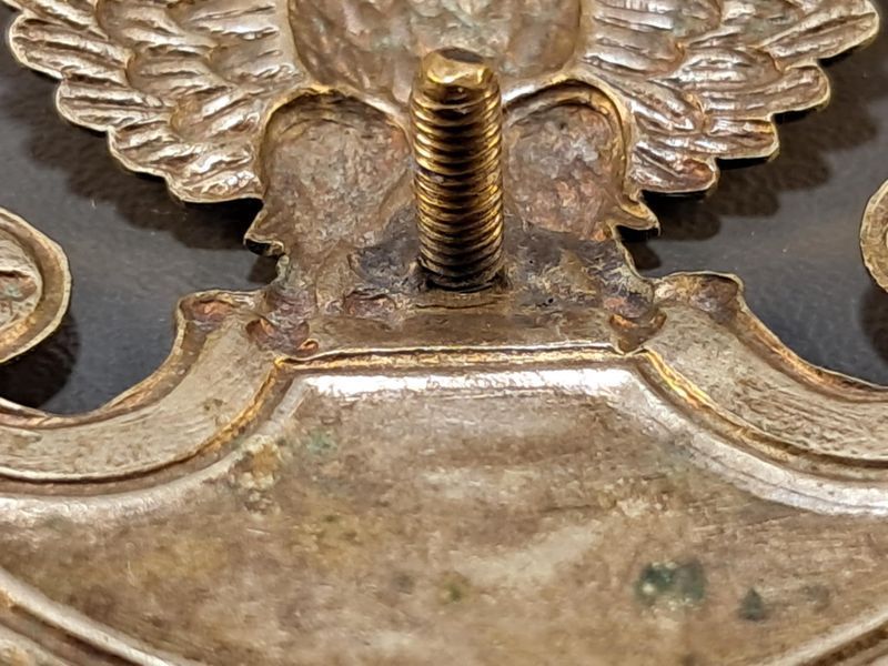 Orzeł Wojskowy wz. 1919 &ndash; Bracia Grabscy Ł&oacute;dź &ndash; Oryginał &ndash; Stan Gabinetowy
