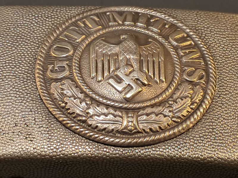 Rare Wehrmacht Parade Belt Buckle &ndash; Buntmetall &ndash; Collector's Item