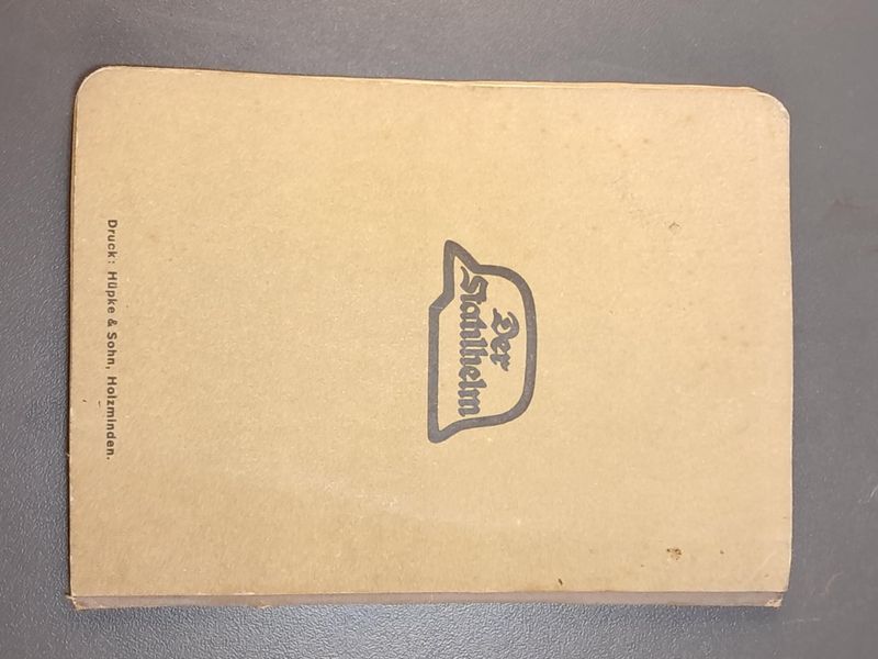 Frontsoldaten-Liederbuch &ndash; "Der Stahlhelm" Songbook &ndash; 1924 Edition