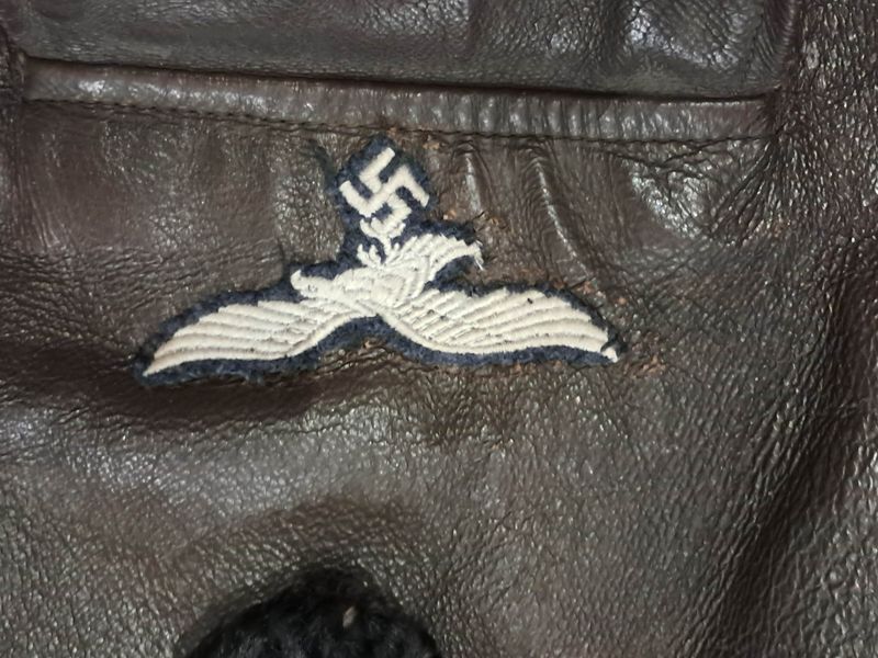Sk&oacute;rzana kurtka zimowa Luftwaffe &ndash; Oberfeldwebel &ndash; Personel Latający / Spadochroniarze