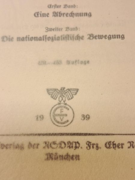 1939 Mein Kampf &ndash; Rare Edition with Original Dust Jacket | Collector&rsquo;s Choice