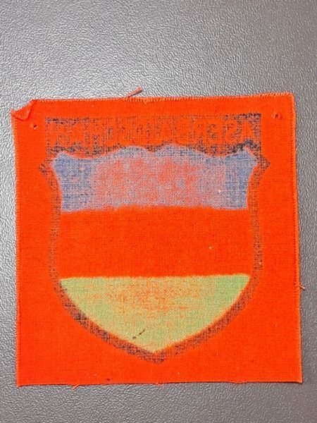 Naszywka naramienna Legionu Azerbejdżańskiego (Aserbaidschanische Legion) w Wehrmachcie, II wojna światowa