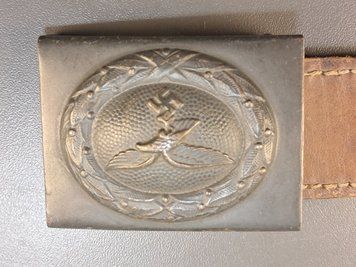 Luftwaffe Steel Belt Buckle &ndash; Paulmann & Crone Menden 1942