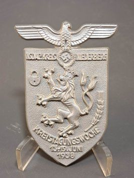 Значок недели съезда НСДАП в Нидерберге 15-19 июня 1938