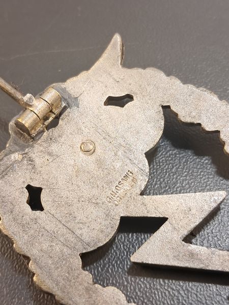 Luftwaffe Ground Assault Badge &ndash; Marked G.H. Osang &ndash; Original