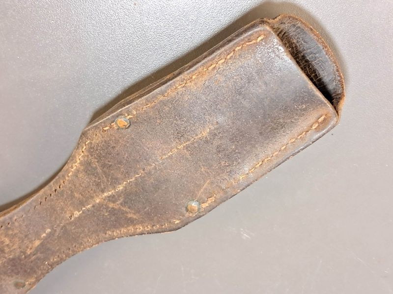 Original WWII German Mauser S.84/98 Bayonet Frog &ndash; LBA (Luftwaffe) &ndash; Anton Schuler 1939